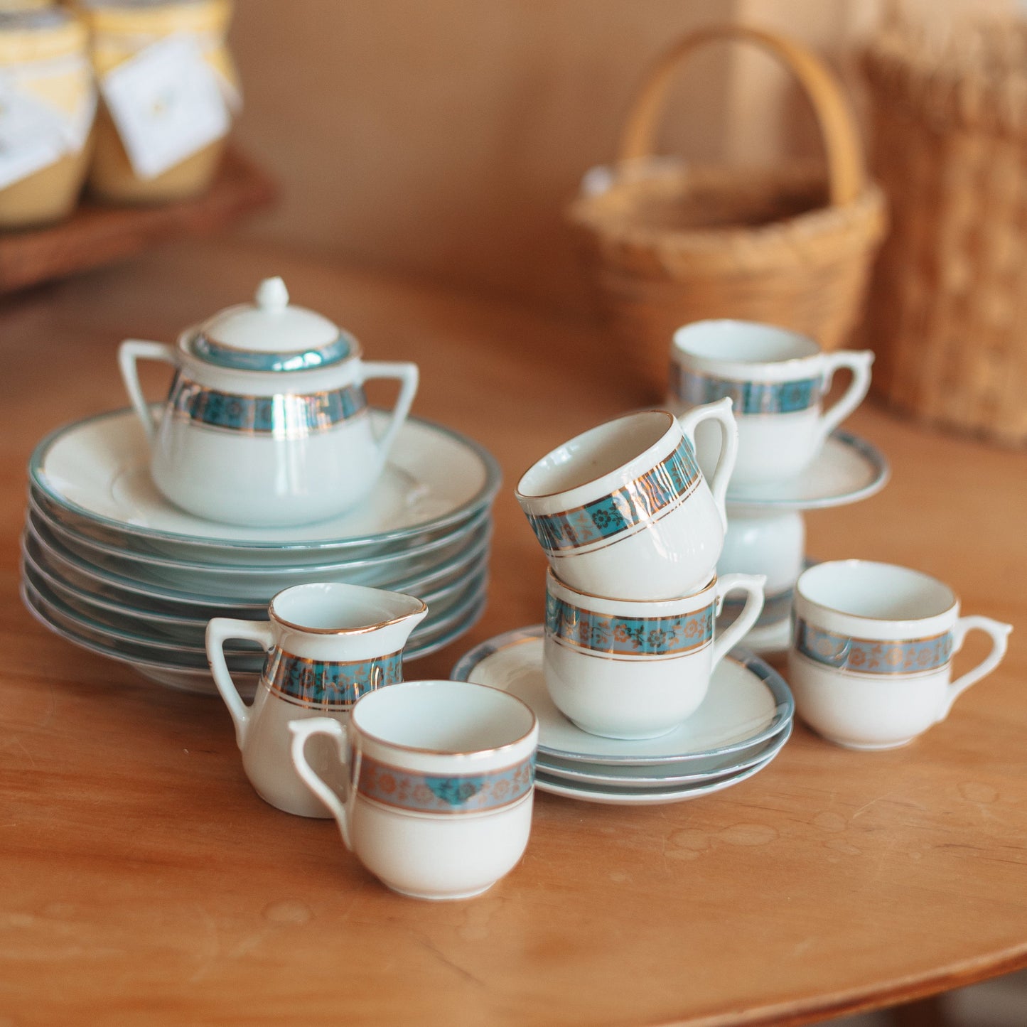 Miniature Tea and Dessert Set, Made in Germany