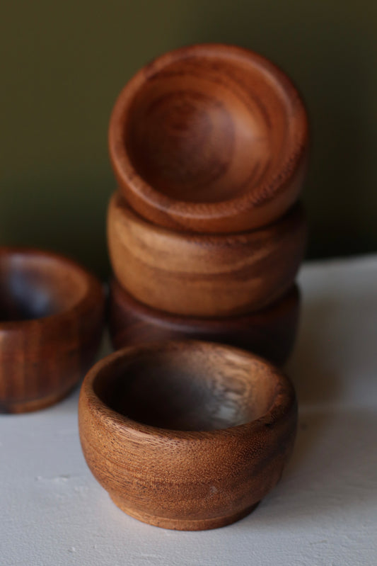 Acacia Wood Pinch Bowl