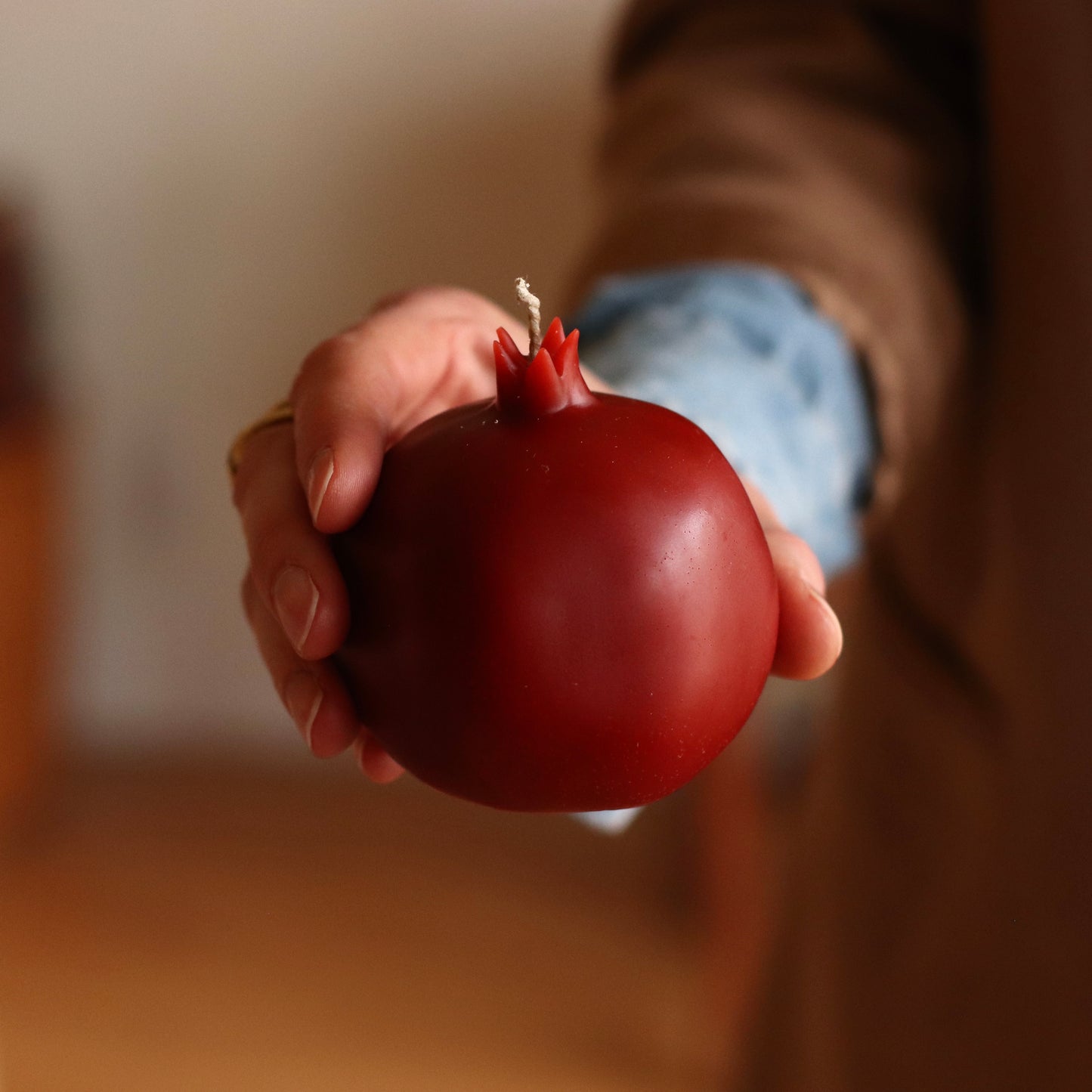 The Wax Pantry  | Pomegranate Beeswax Candle