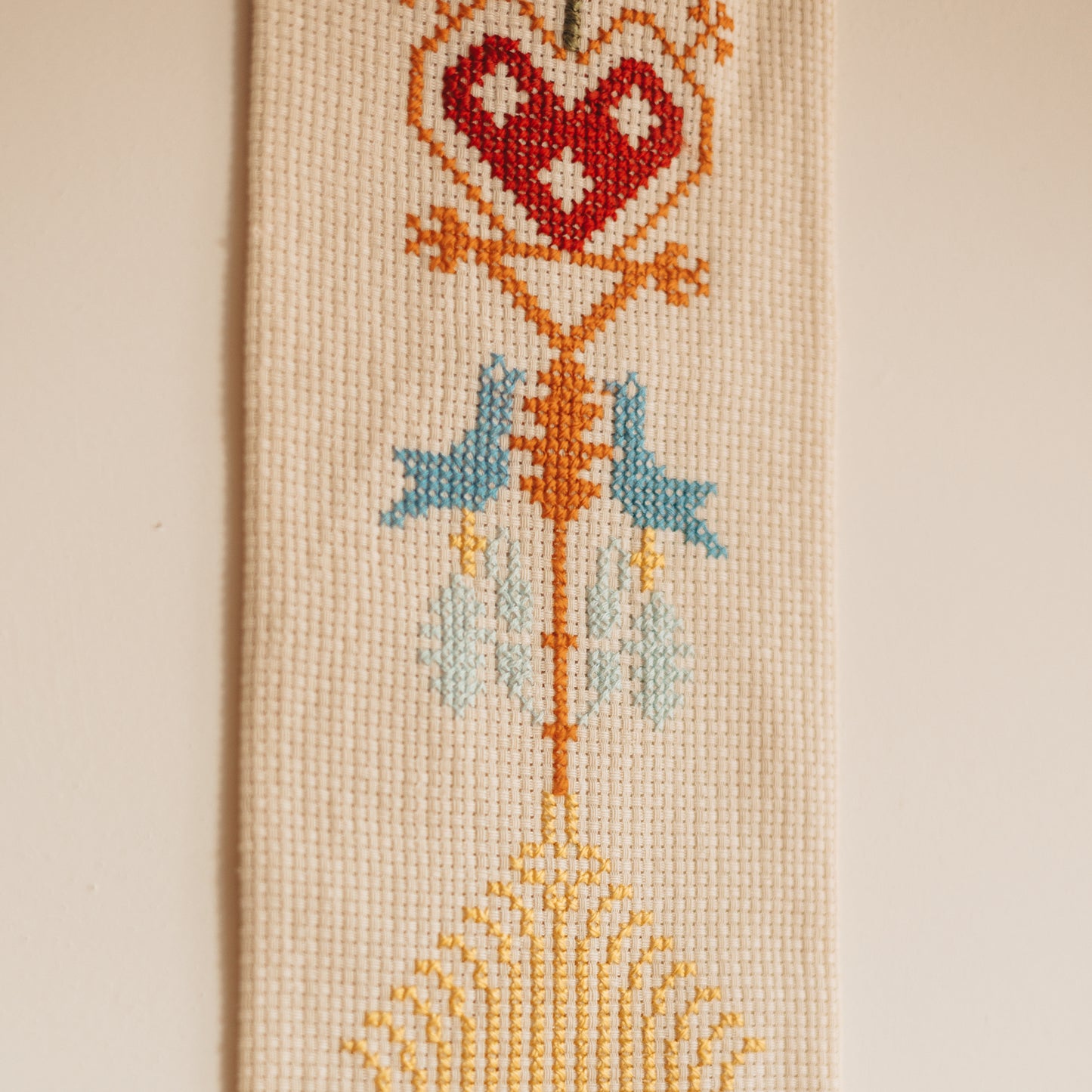 Folk Art Handmade Wall Hanging