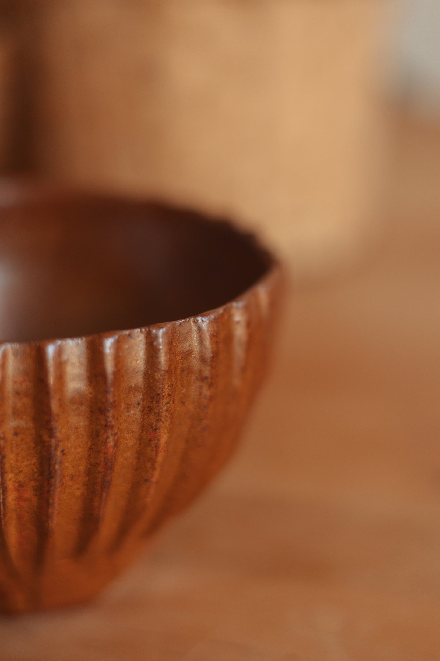 Emo Pottery | Walnut Ridged Cereal Bowl
