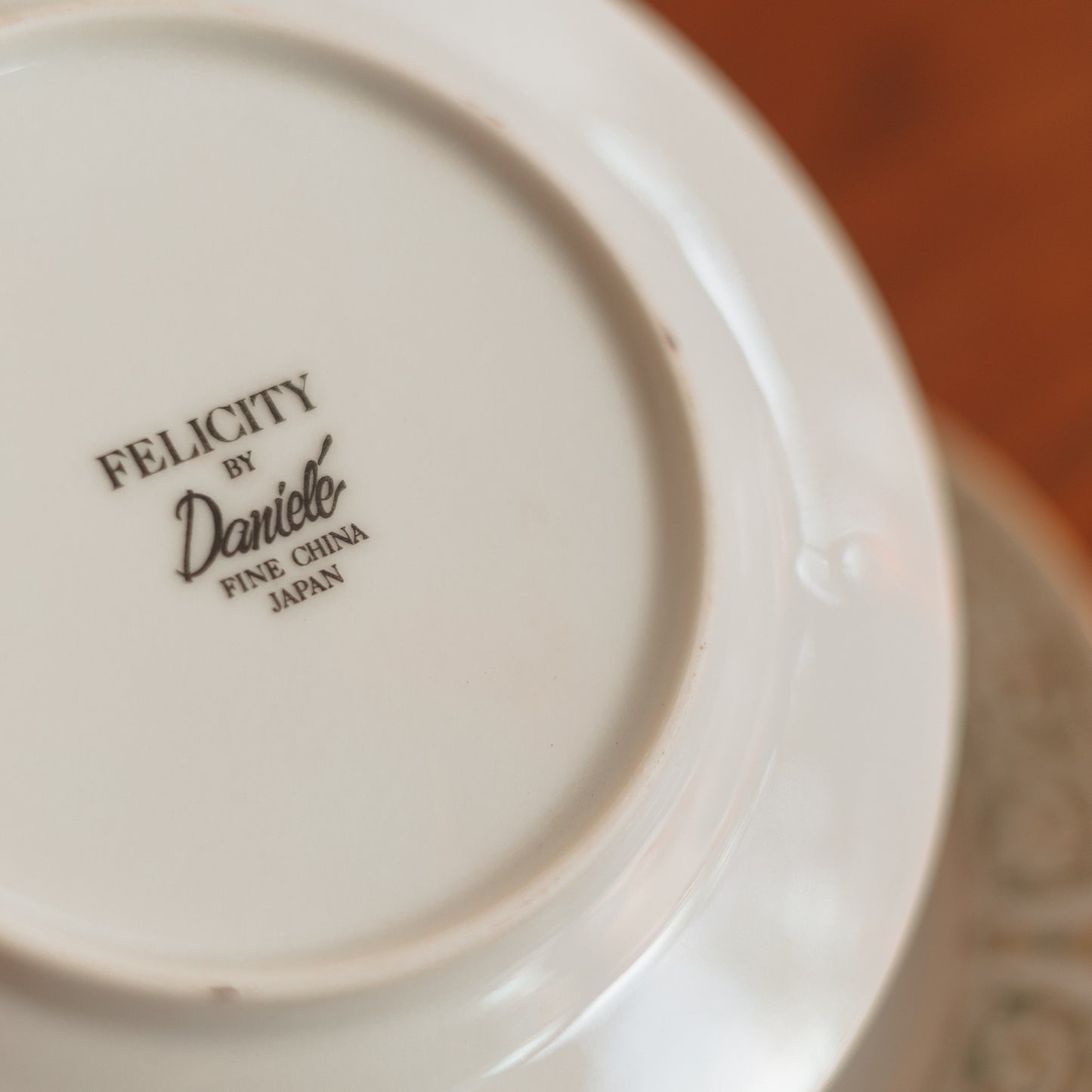 Felicity by Daniele China Dessert Plates from Japan, Set of 4