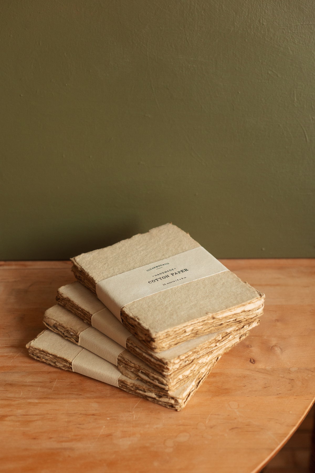 Handmade Cotton Paper Bundle, Smoked