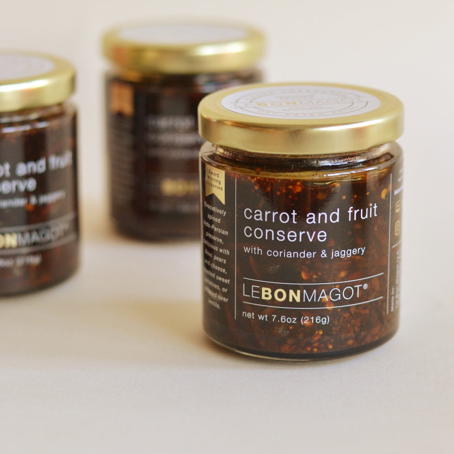 Le Bon Magot | Carrot and Fruit Conserve with Coriander & Jaggery