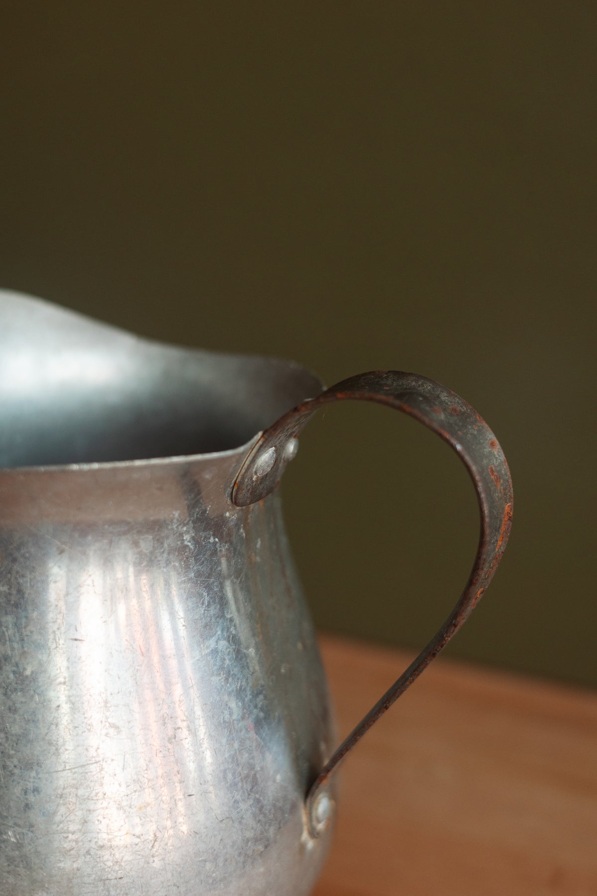 Vintage Aluminum Water Pitcher
