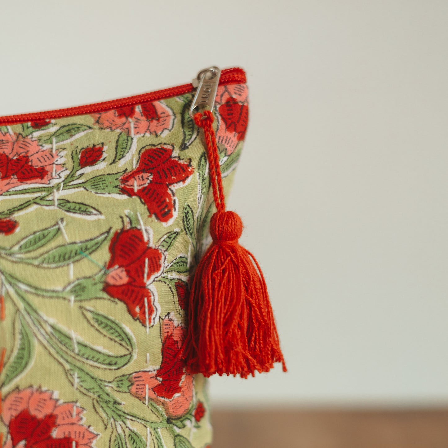 Matr Boomie Fair Trade | Kantha Zippered Pouch, choose your style