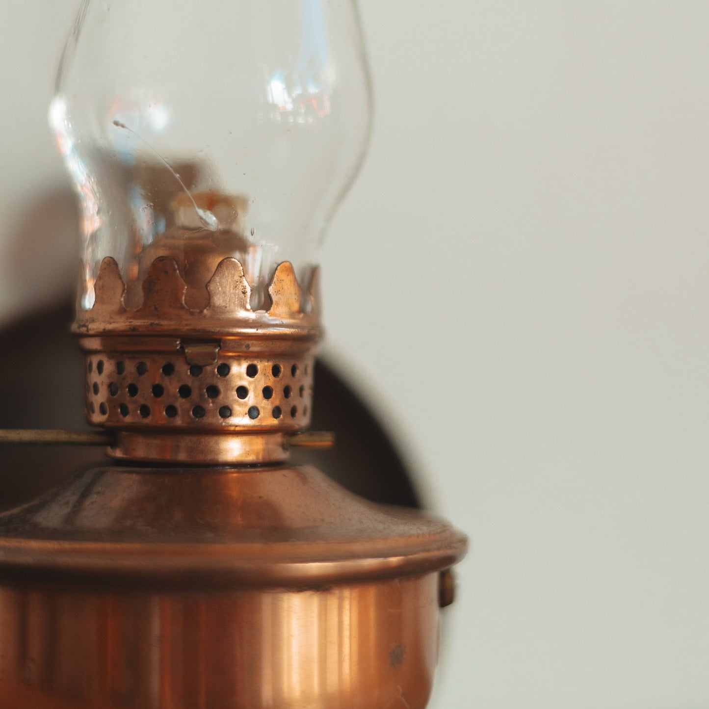 Mini Copper Hanging Oil Lamp
