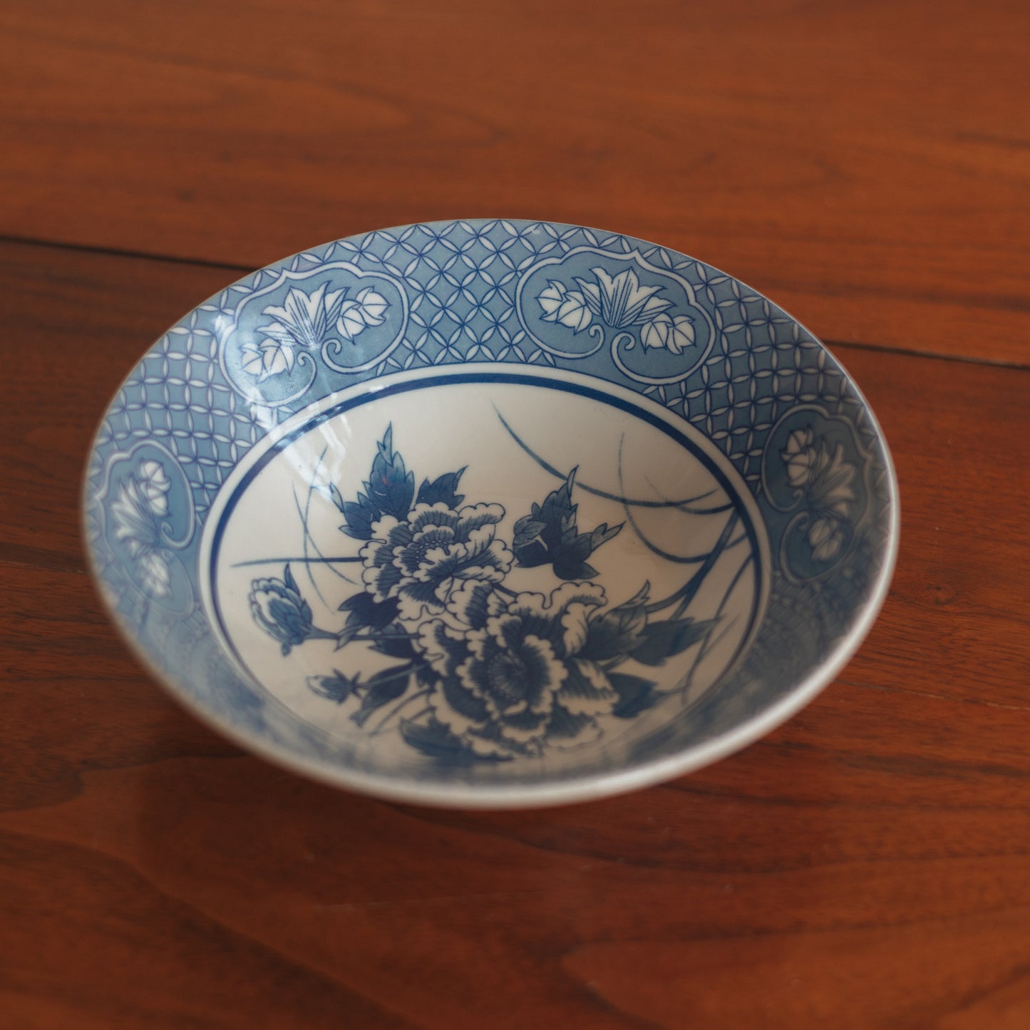 Asian Inspired Porcelain Serving Bowl