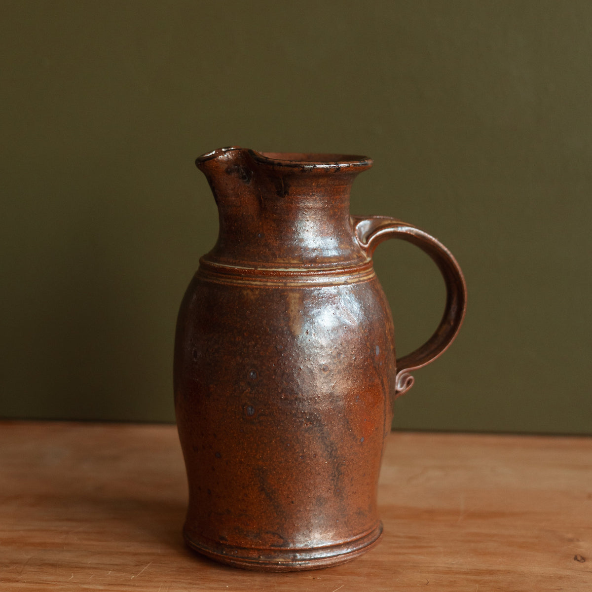 Handcrafted Stoneware Pitcher