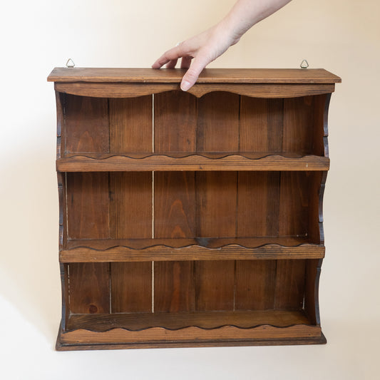 Cottage Core Wooden Hanging Shelf