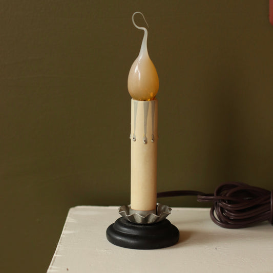 Vintage Electric Candlestick Lamp