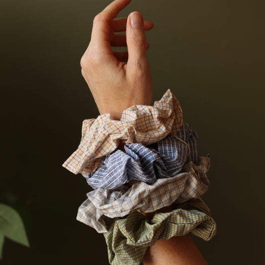Dune Accessories | Plaid Scrunchies, Choose your color