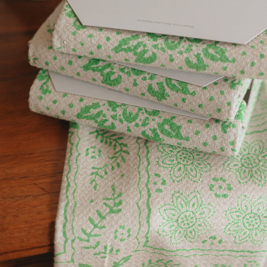 Geometry | Blossoming Bandana Tea Towel