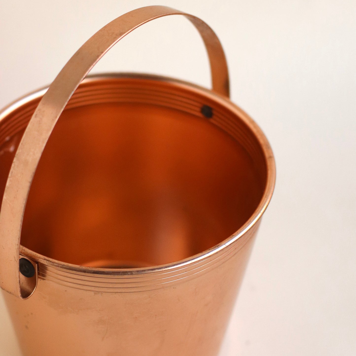 Copper Bar Bucket with Handle