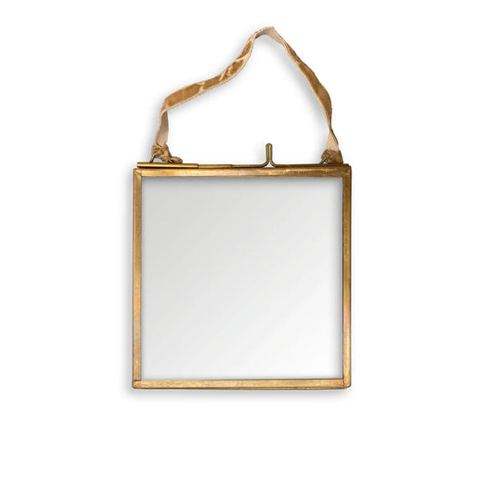 French Graffiti | Gold Ornament Frame with Ribbon, Small