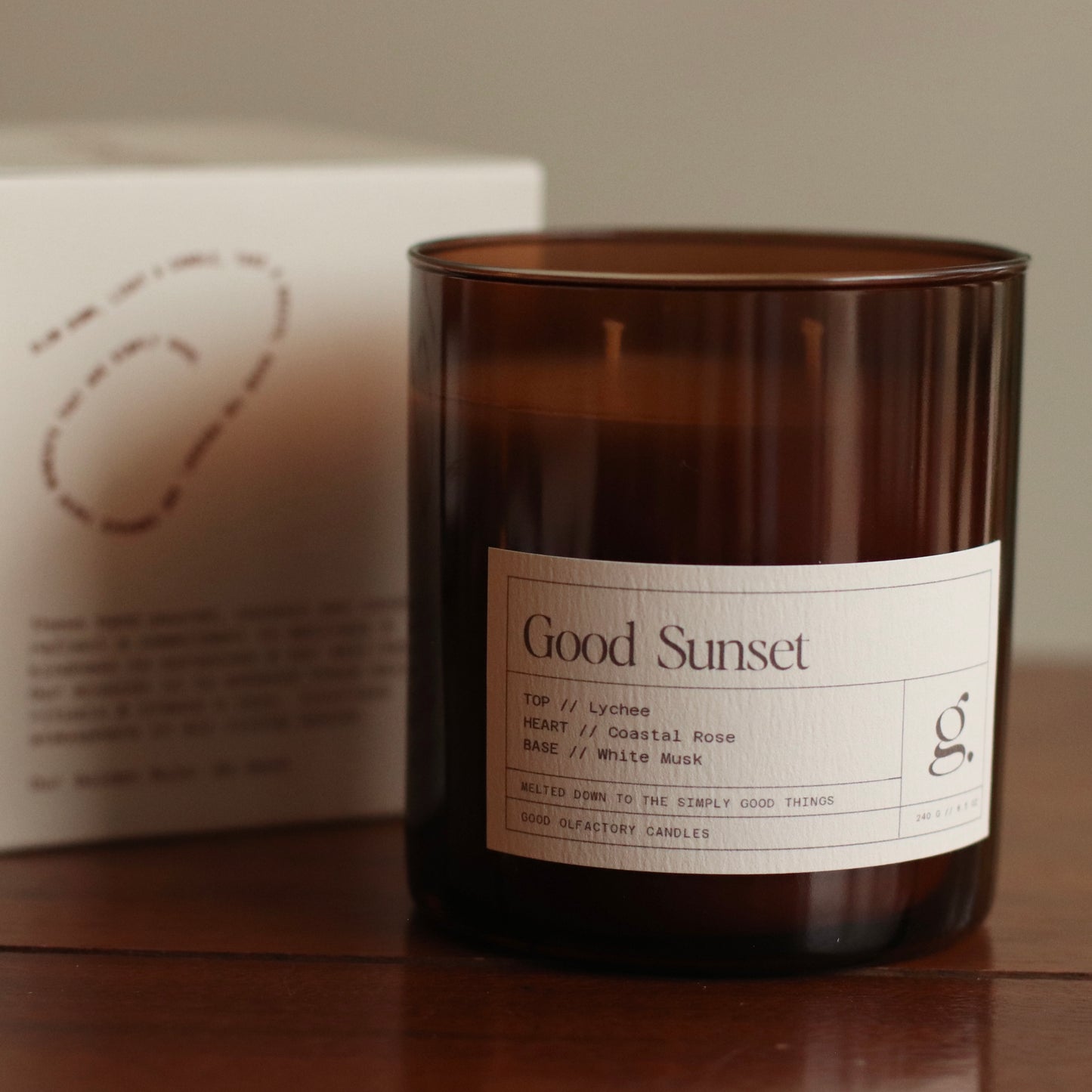 Good Olfactory Candles  | Good Sunset 8oz Candle