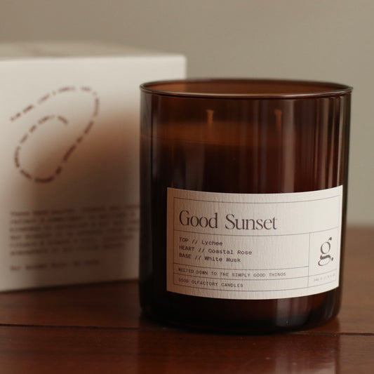 Good Olfactory Candles  | Good Sunset 8oz Candle