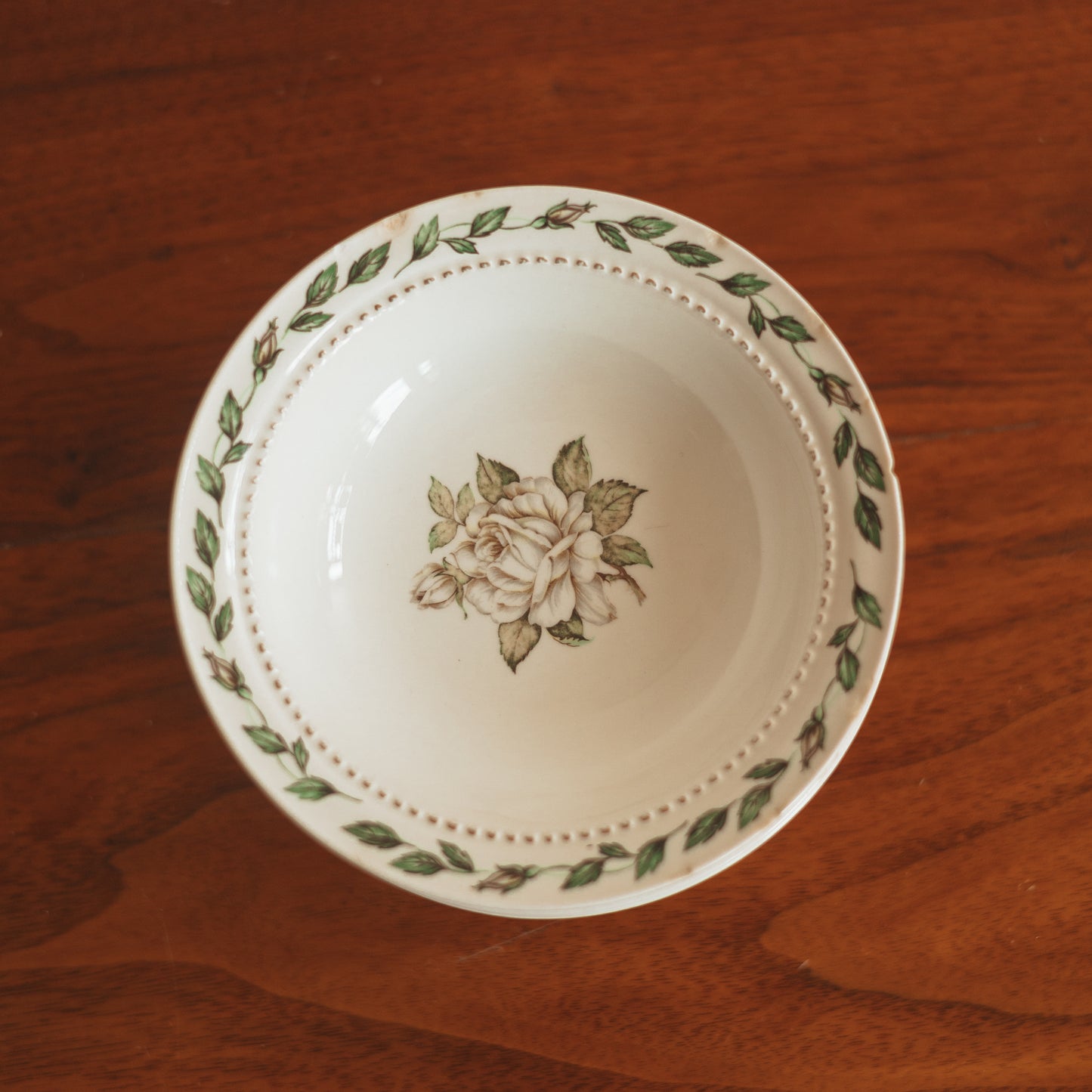 “Cameo Rose” Dessert Bowl, Set of 6