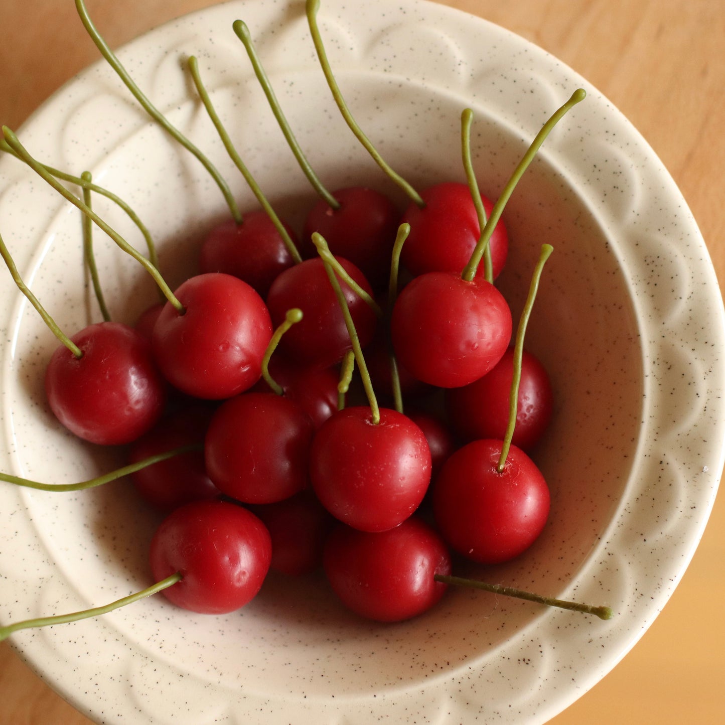 The Wax Pantry  | Individual Cherry Beeswax Birthday Candle