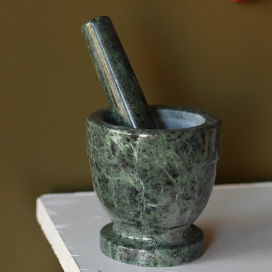 Dune Decor | Marble Mortar and Pestle