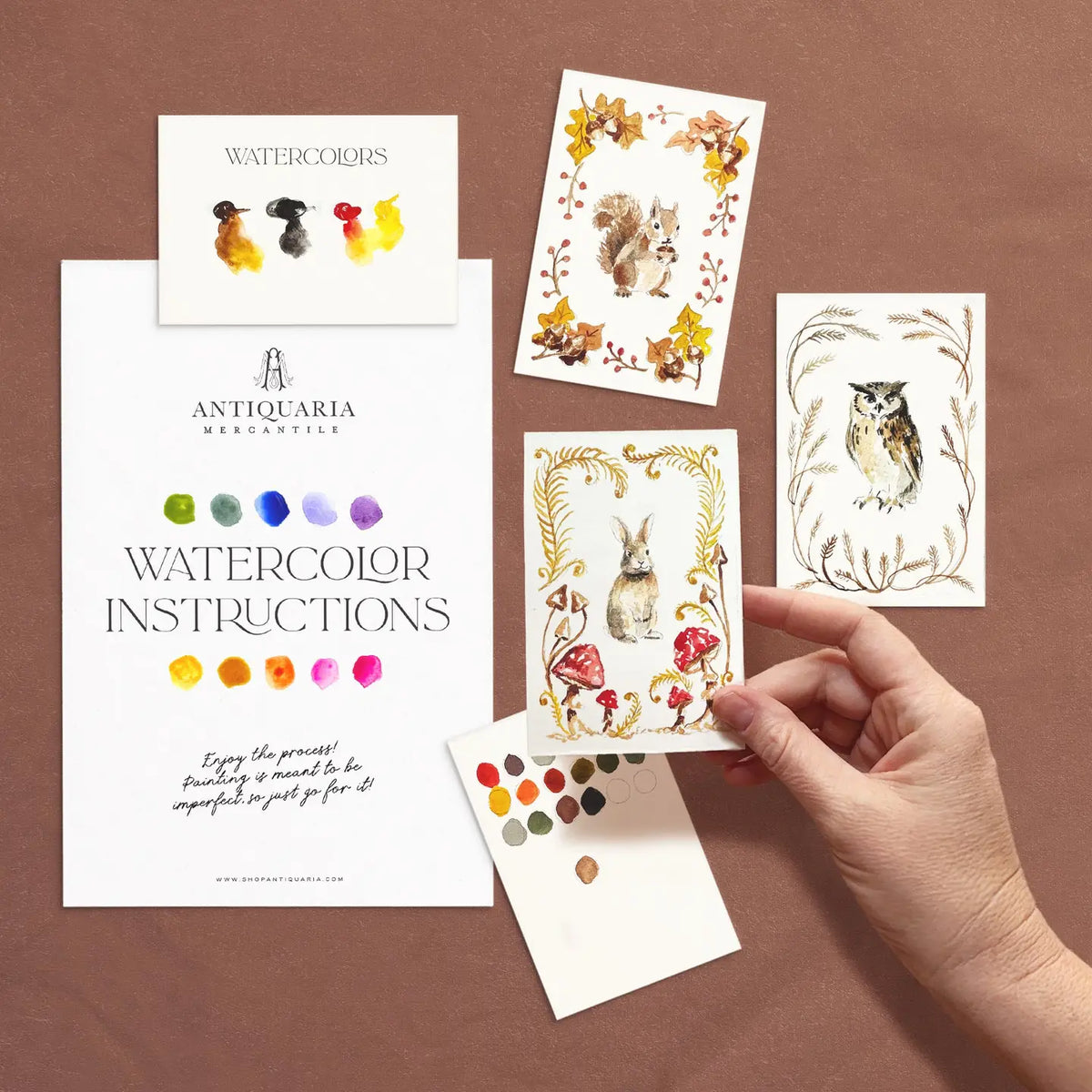 Mini Animal Friends Watercolor Painting Kit
