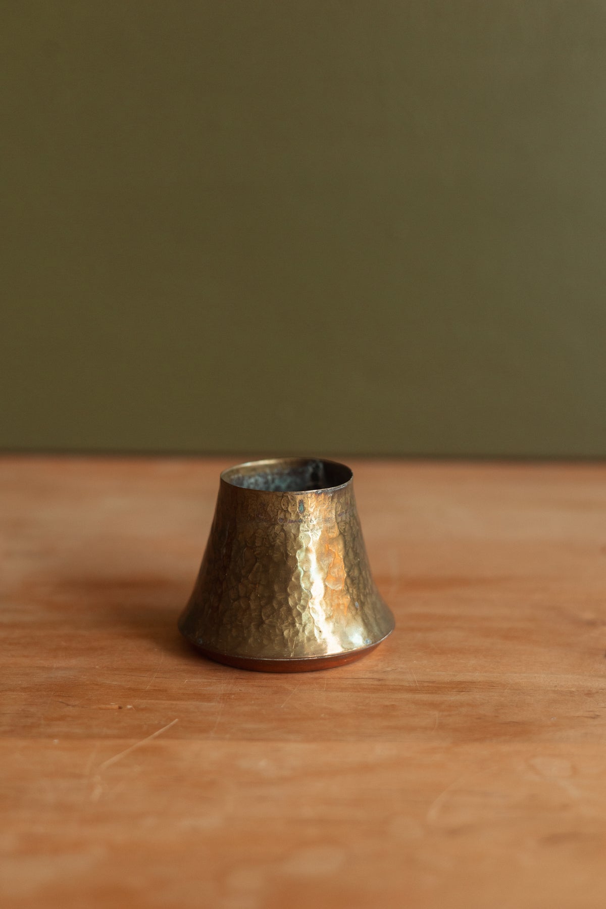 Hammered Copper Tiny Vessel
