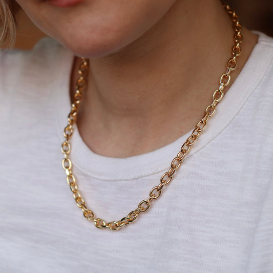 Dune Chain | Chunky Round Link Chain, 6mm