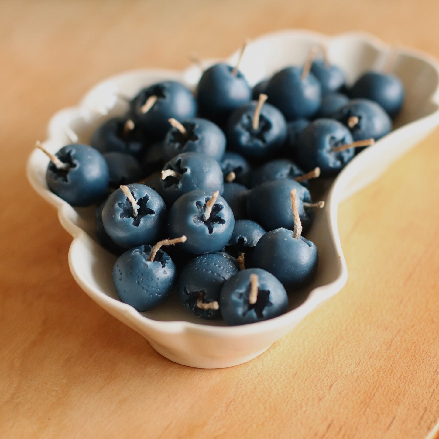 The Wax Pantry  | Individual Blueberry Beeswax Birthday Candle