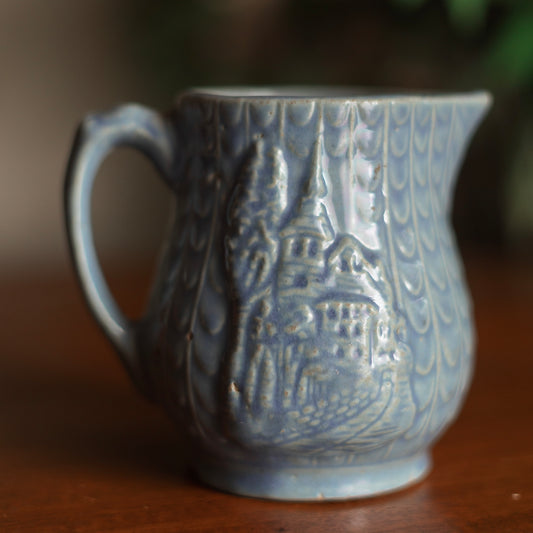 Castle Monastery Castle Fishscale creamer with Stoneware salt glaze