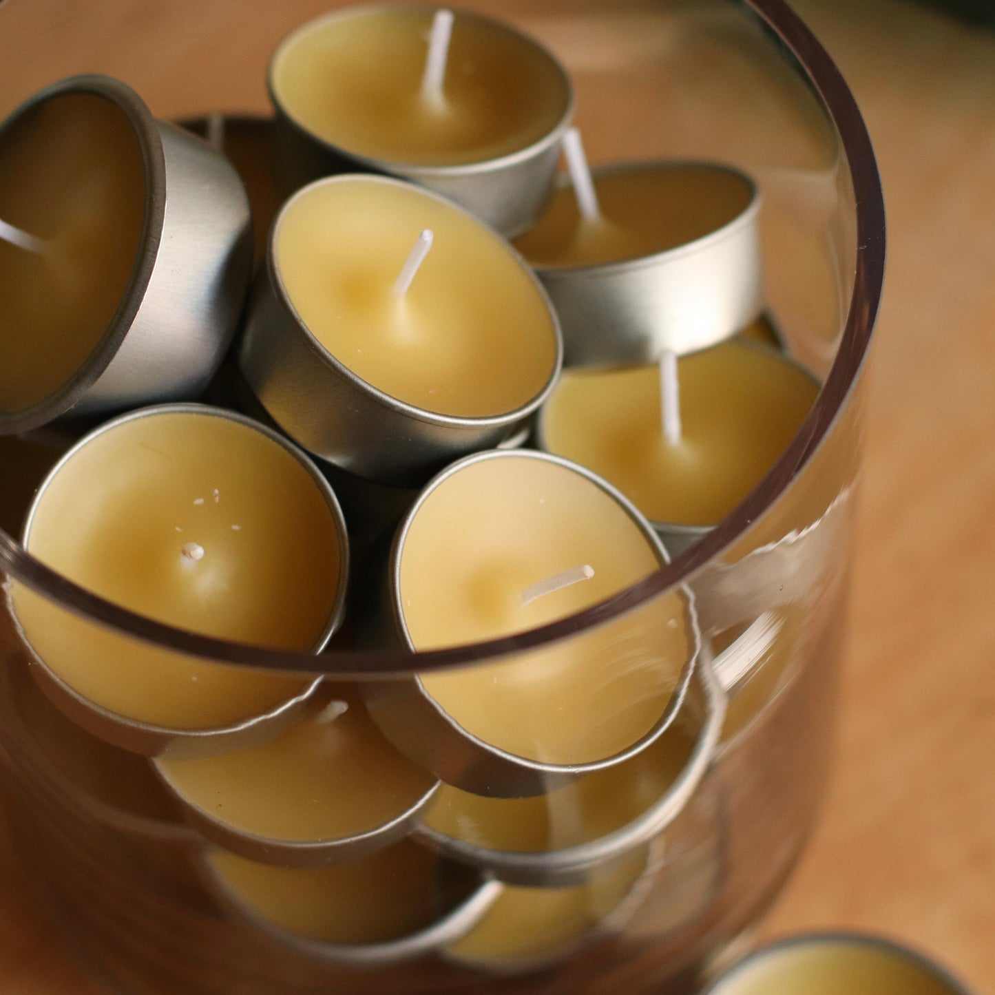 The Wax Pantry  | Beeswax Tealight Candles, sold individually