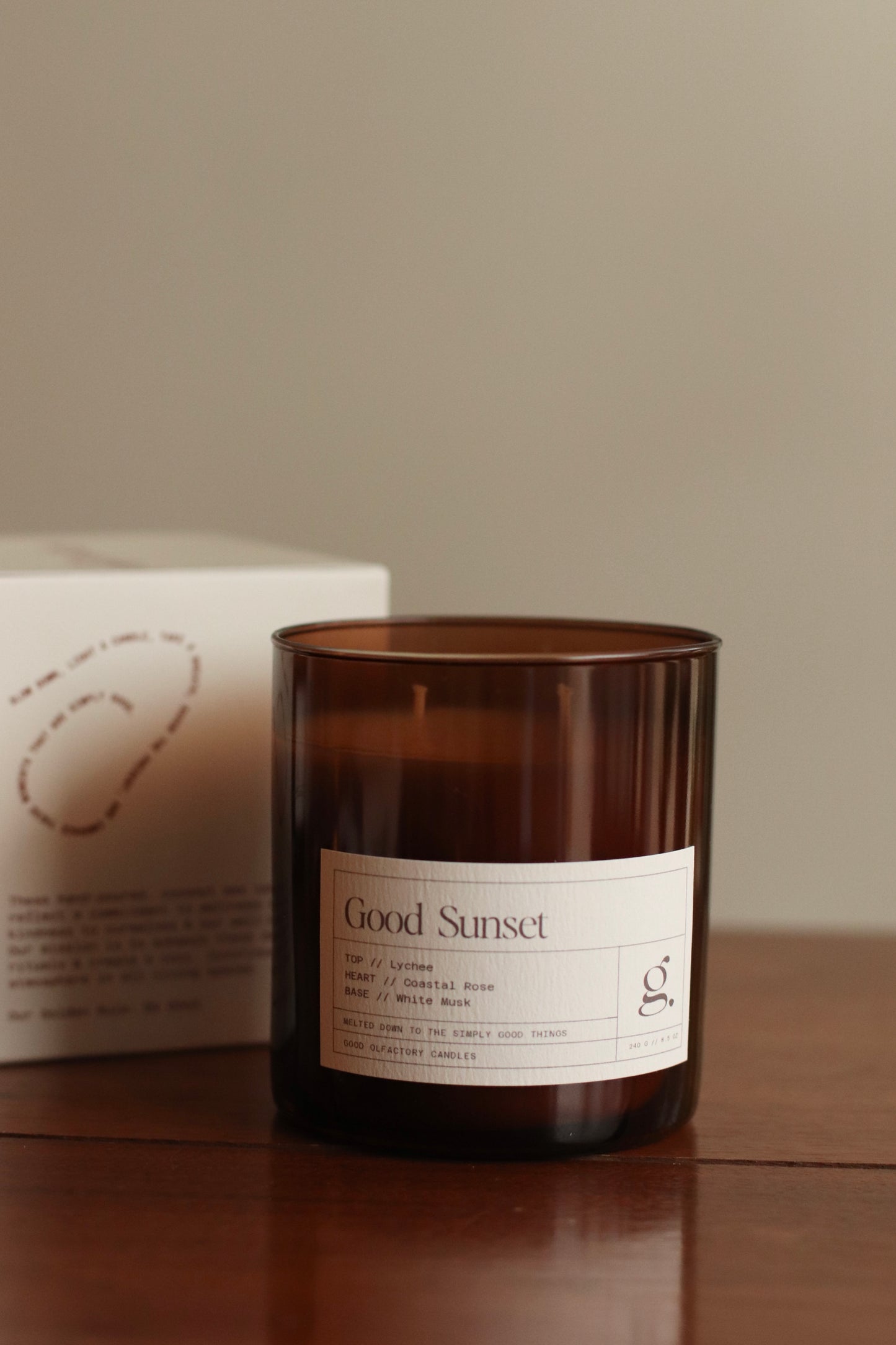 Good Olfactory Candles  | Good Sunset 8oz Candle