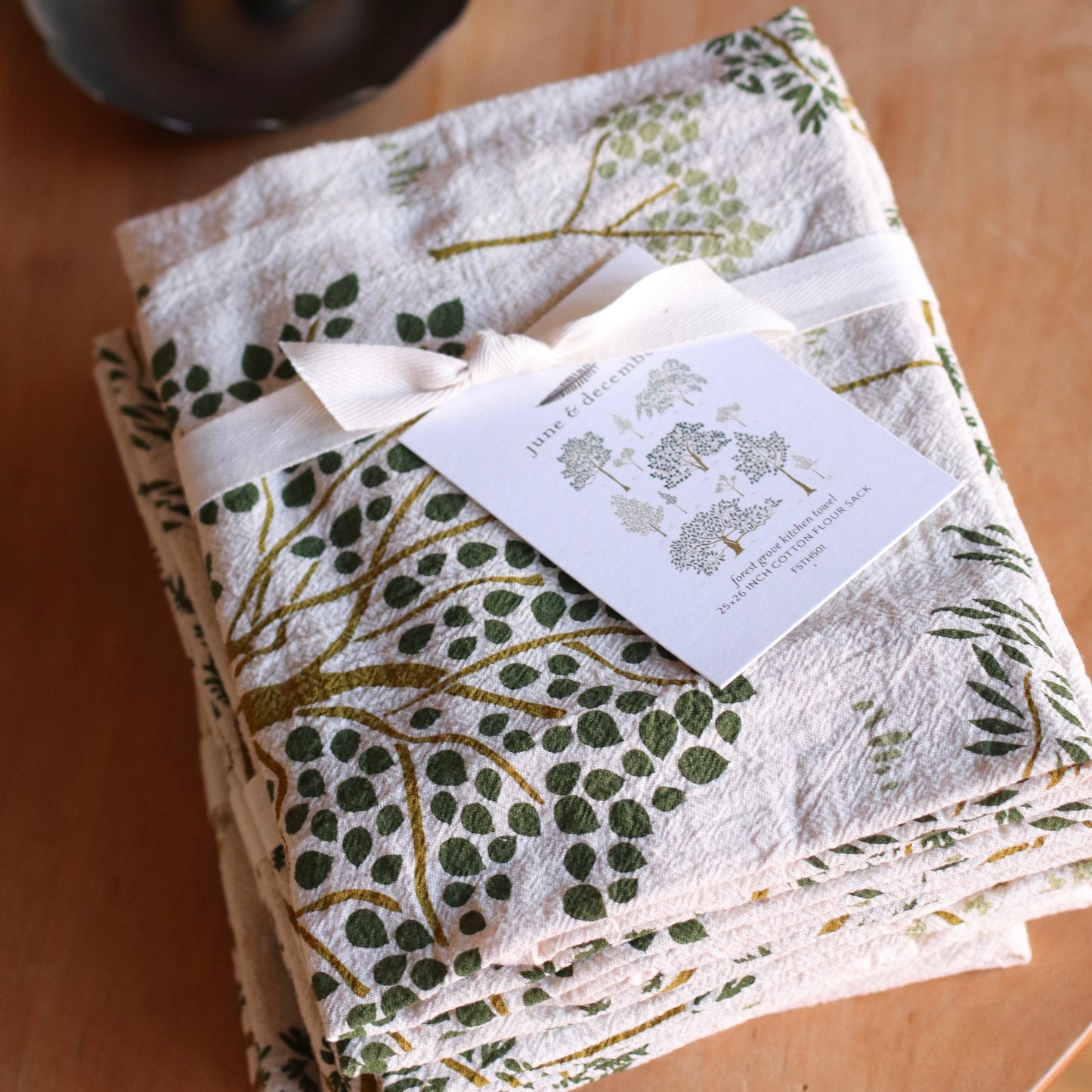 June & December | Forest Grove Kitchen Towel