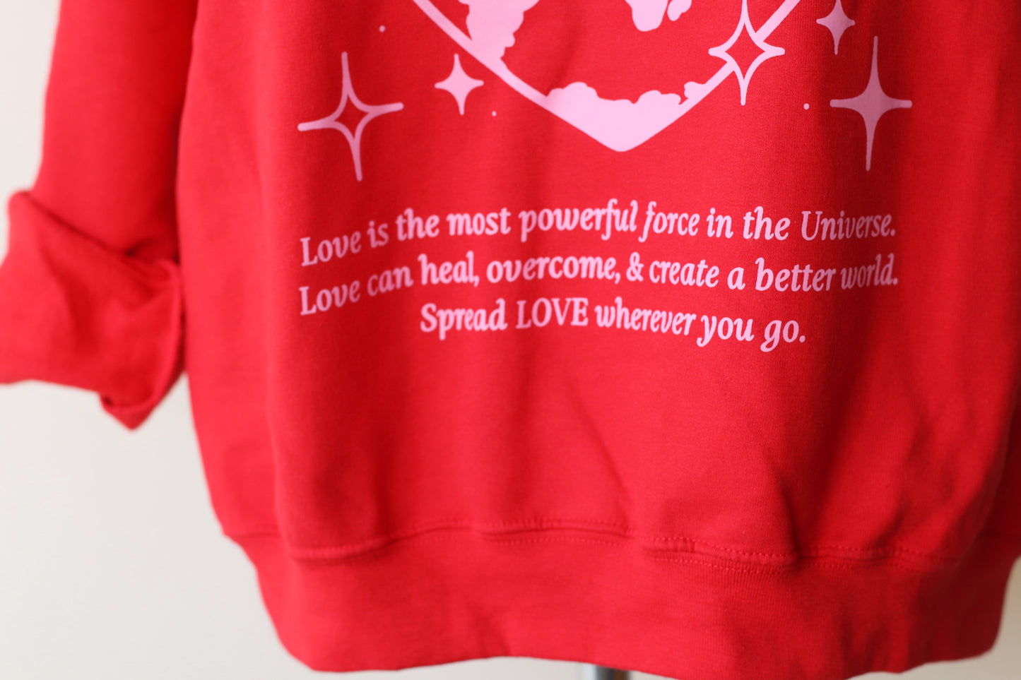 The Clandestine Underground  | Love is The Answer, Oversized Cozy Sweatshirt