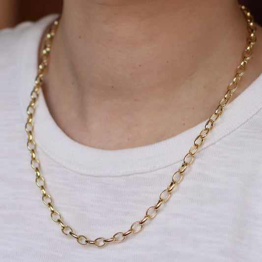 Dune Chain | Oval Rolo Chain, 5x7mm