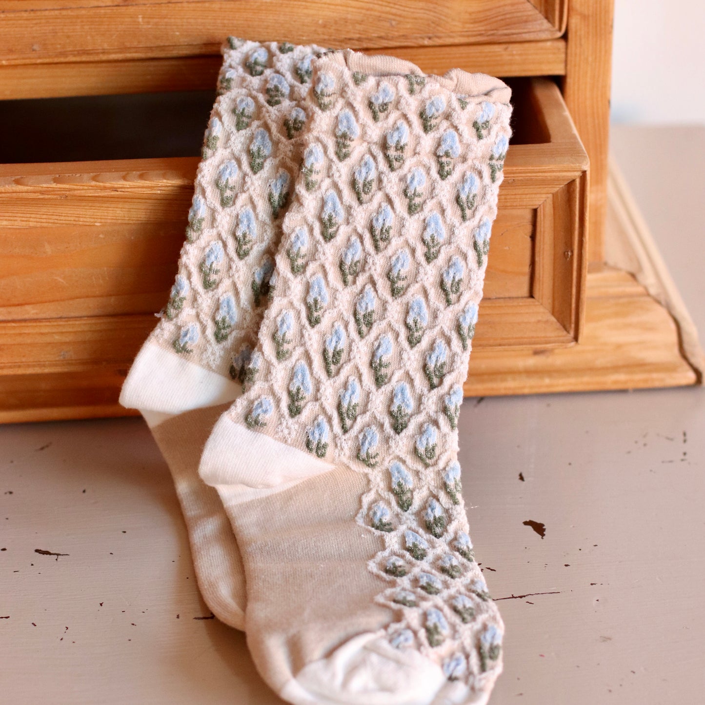 Dune Socks | Vintage Tapestry Sock, Khaki