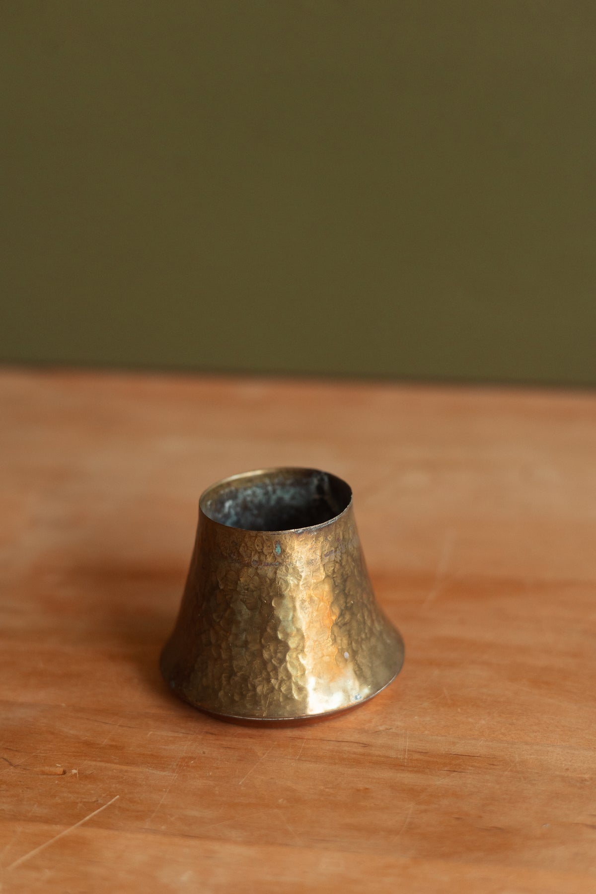 Hammered Copper Tiny Vessel