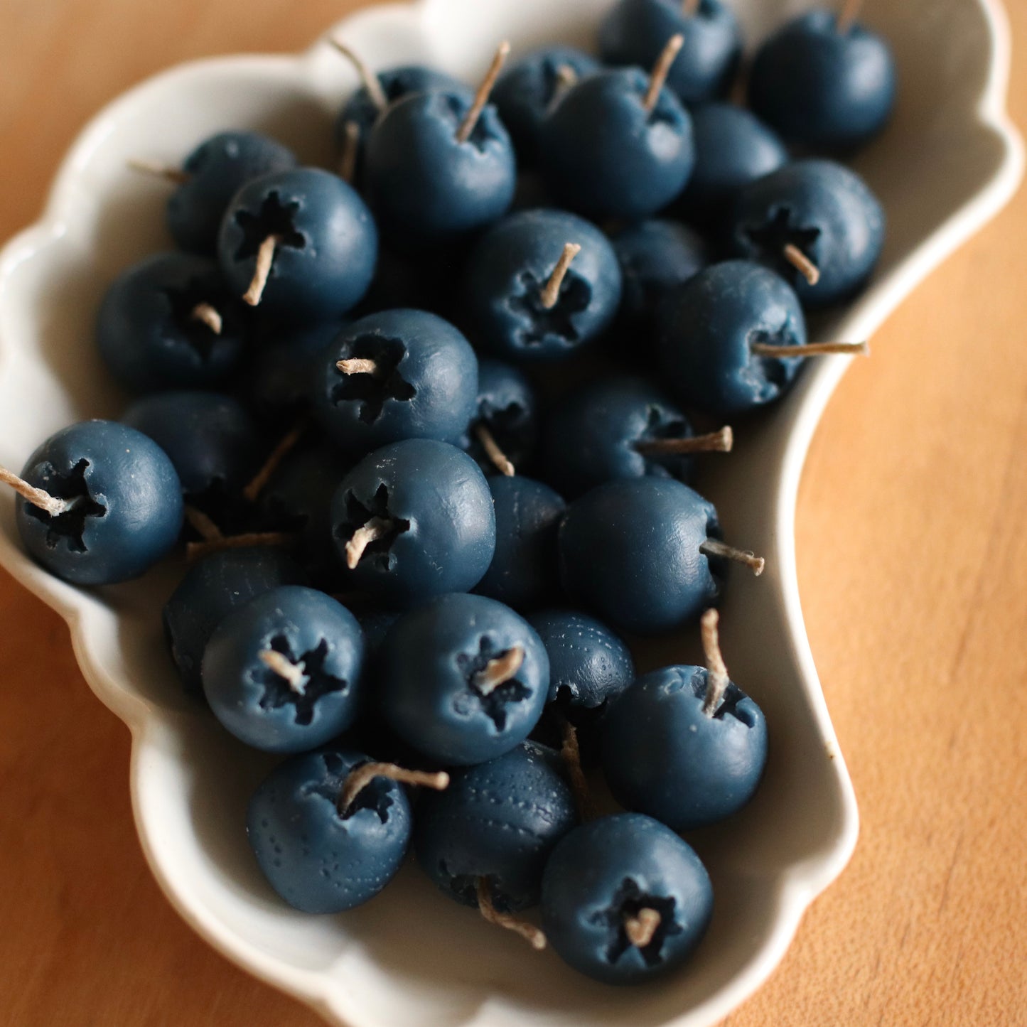 The Wax Pantry  | Individual Blueberry Beeswax Birthday Candle