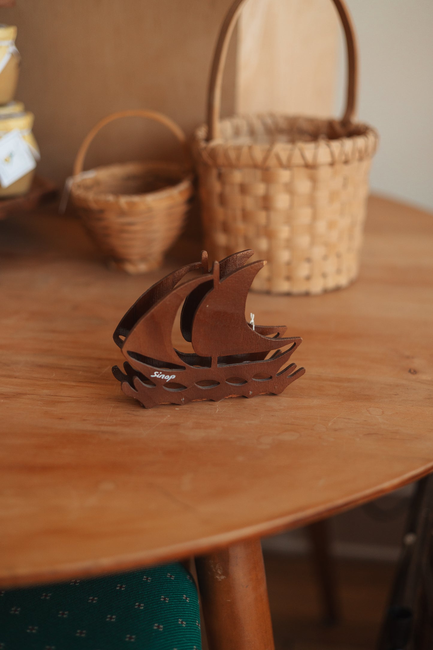 Vintage Sailboat Napkin Holder