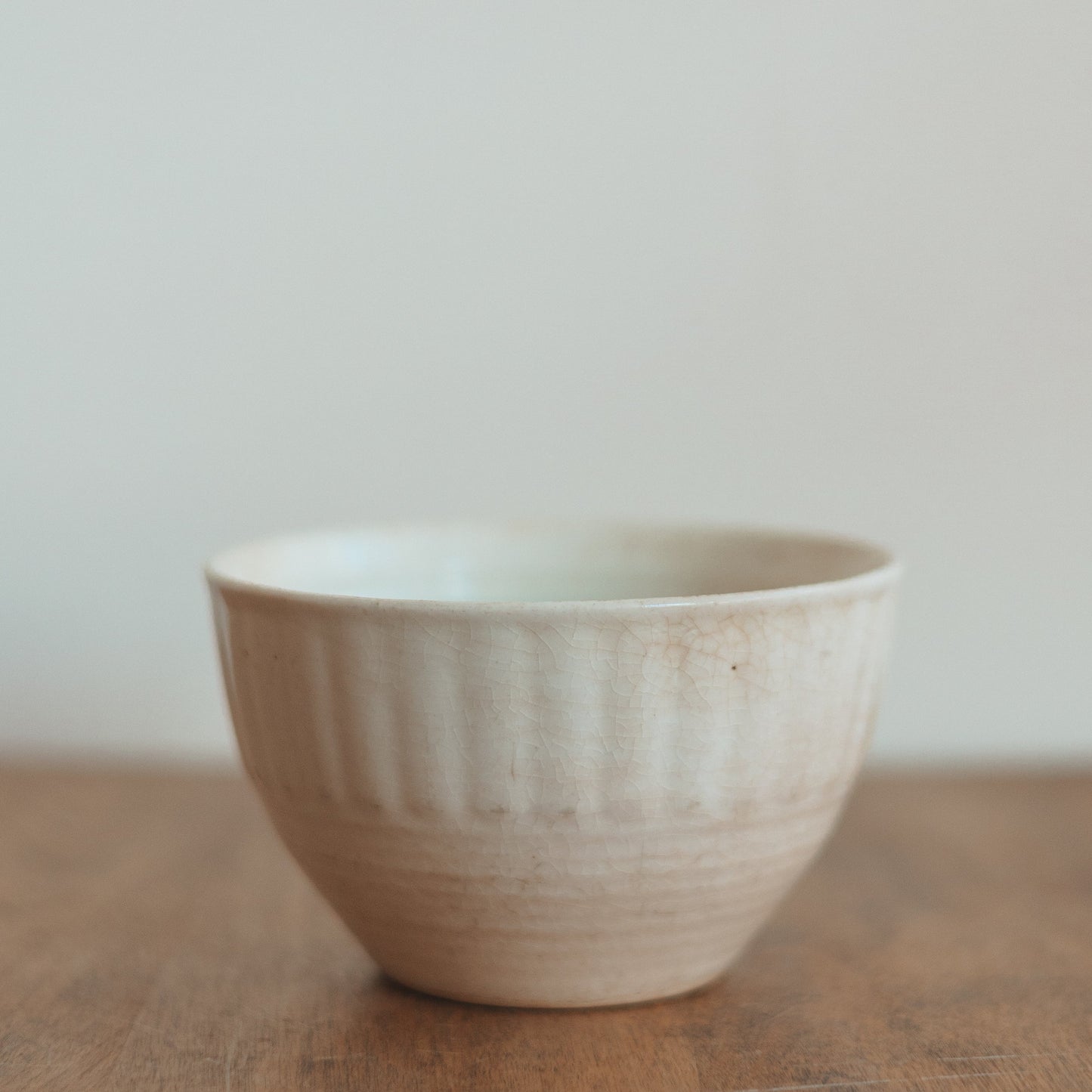 Small Cream Serving Bowl
