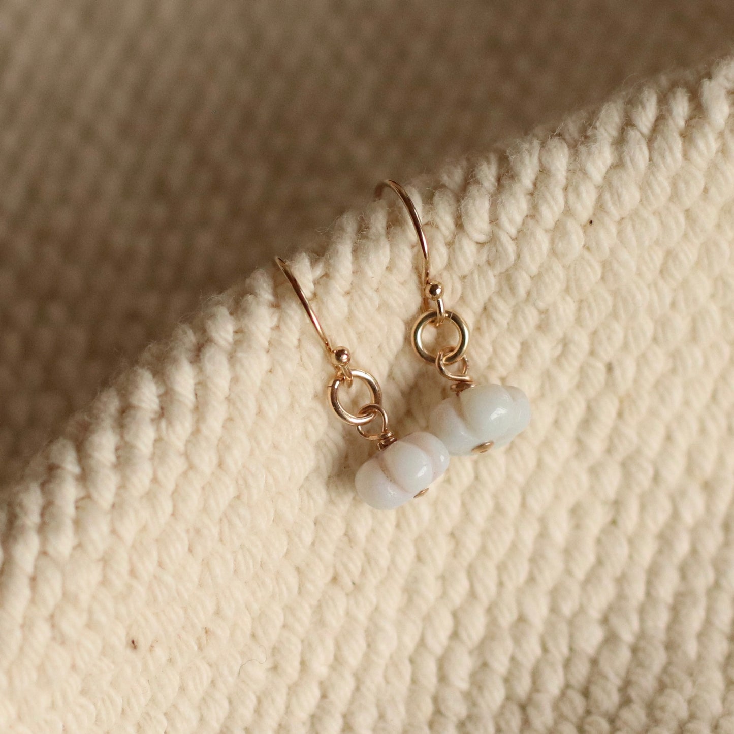 Cire’ Alexandria | Purple Carved Opals Dangle, 14K Gold Filled