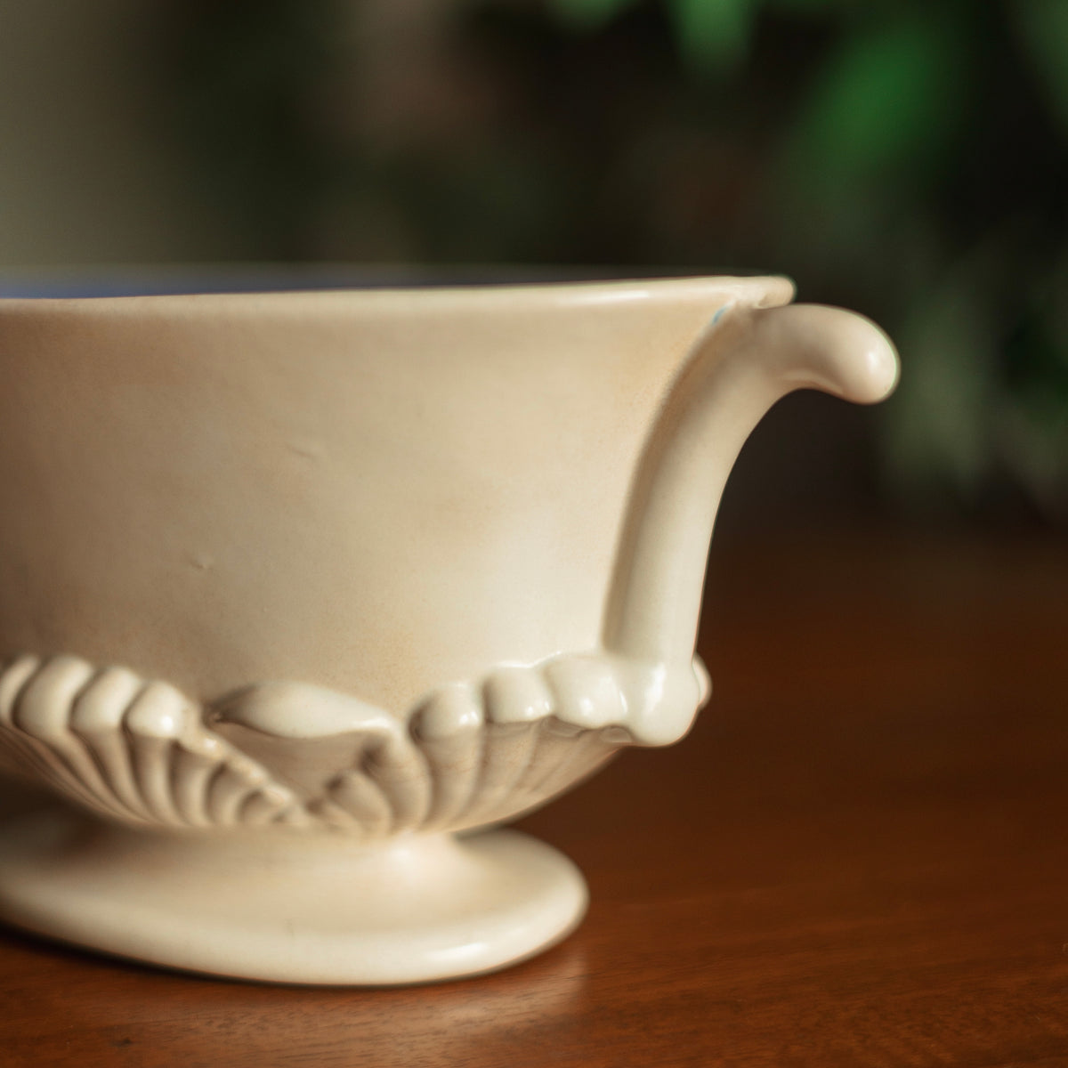 Vintage Red Wing Matte Ceramic Planter