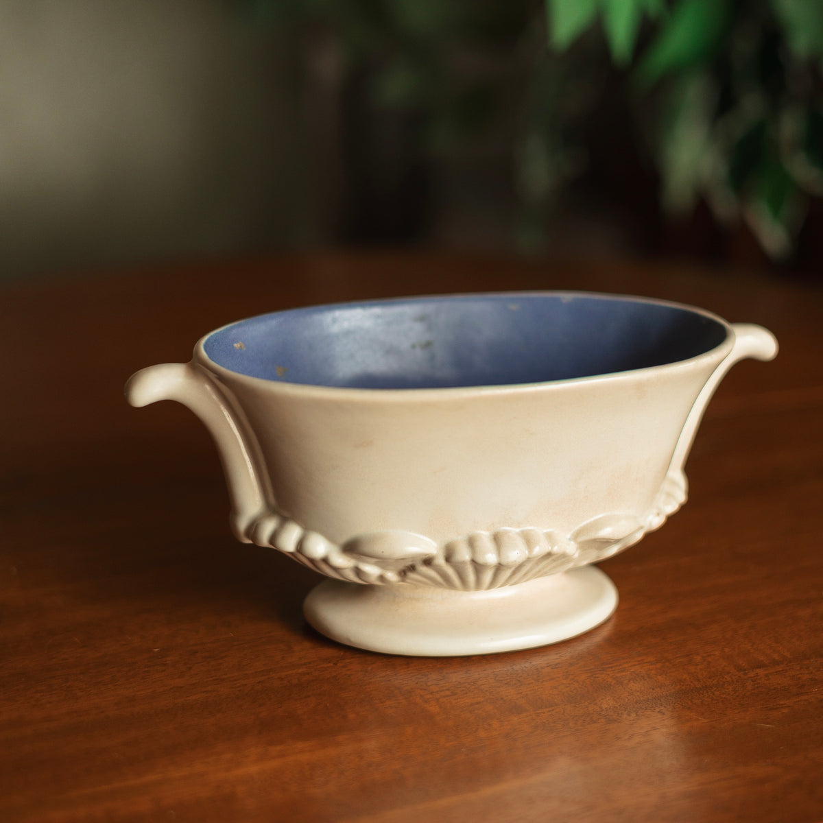 Vintage Red Wing Matte Ceramic Planter