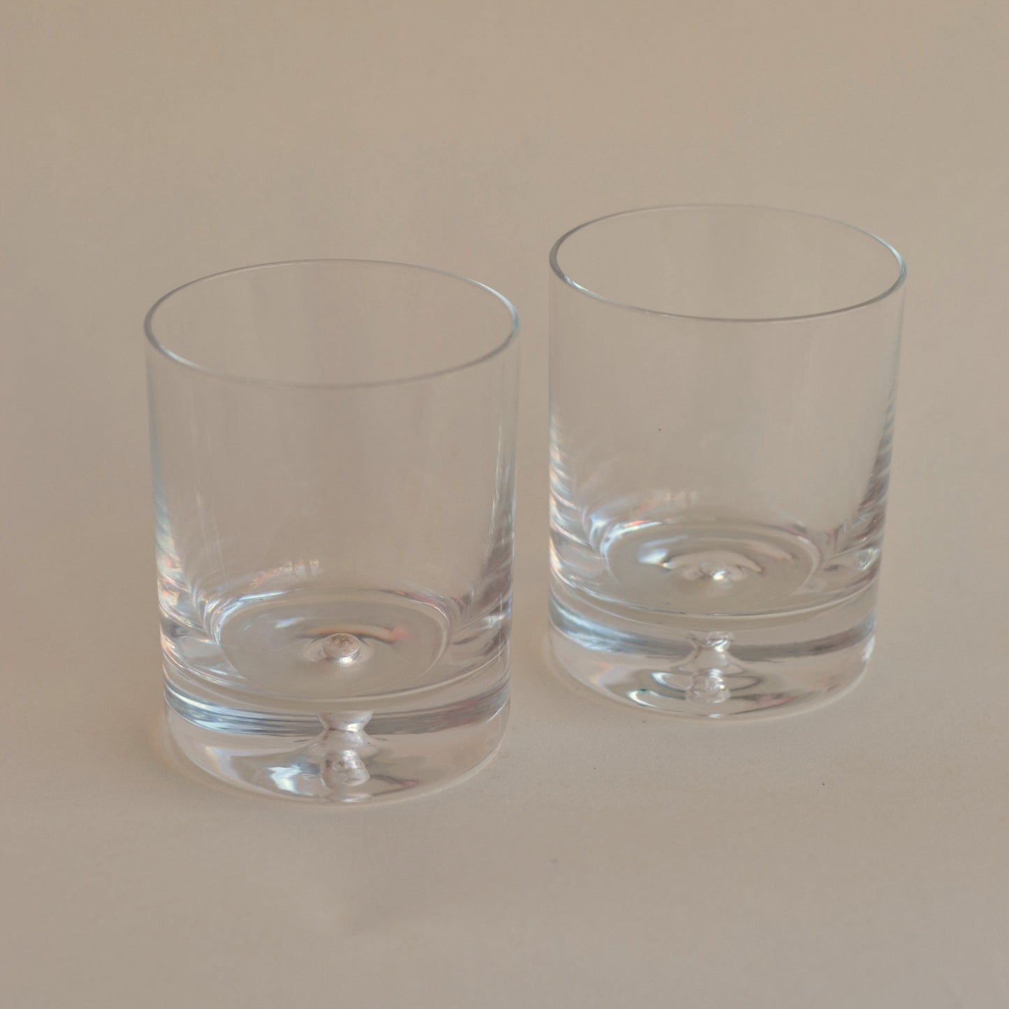 Heavy Bottomed Clear Cocktail Glasses, Set of 2