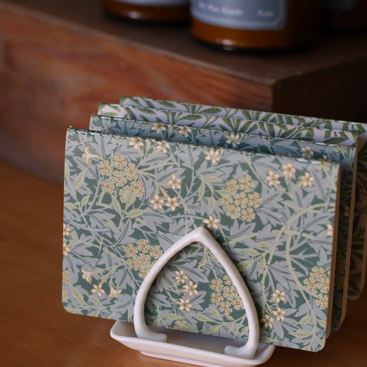 Curious Prints | Vintage William Morris Pattern Pocket Notebook, Jasmine