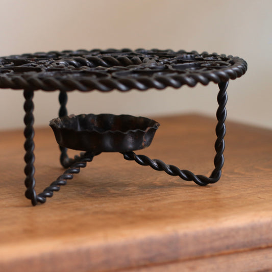 Wrought Iron Teapot Warming Stand