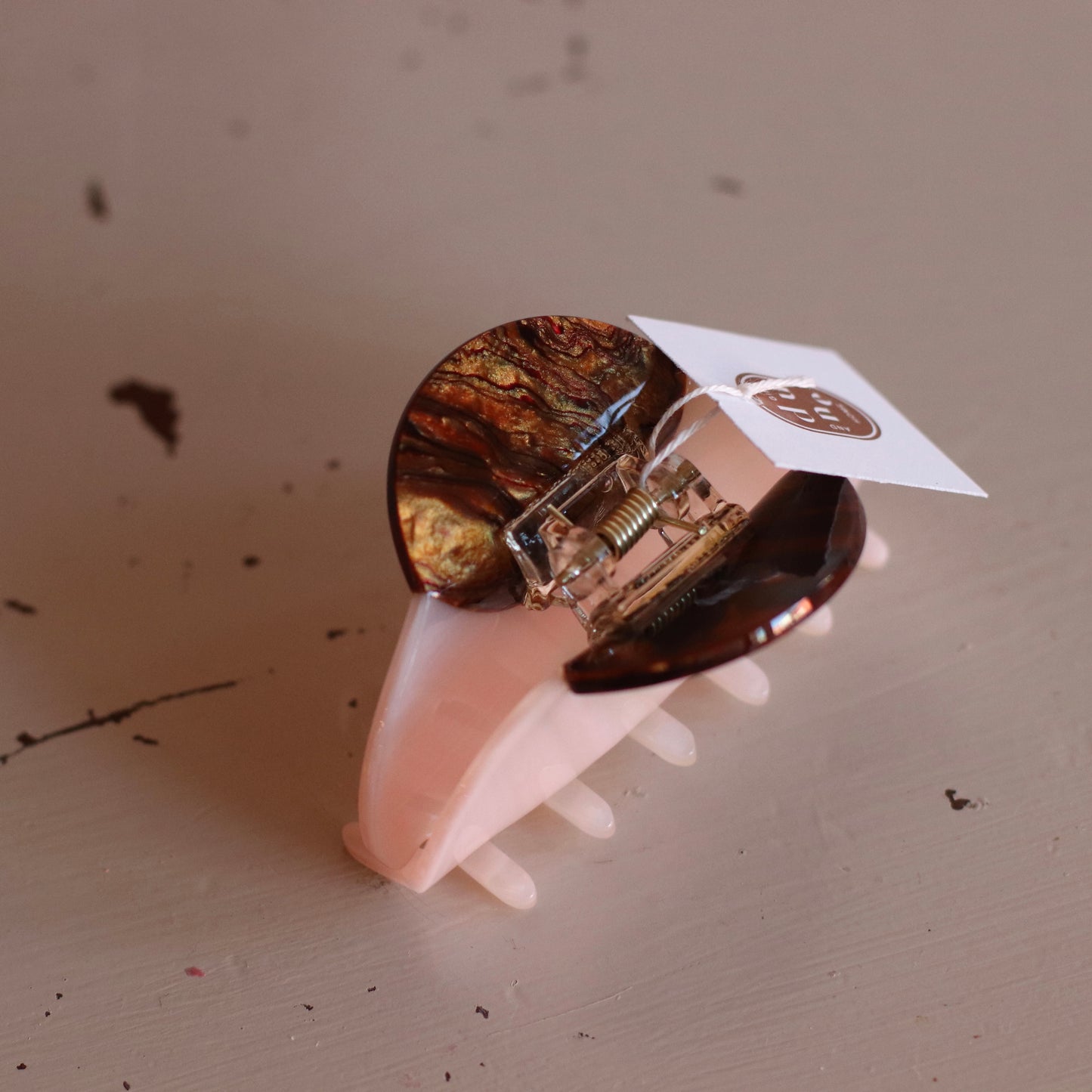 Dune Clips | Large Dot Pink Clip