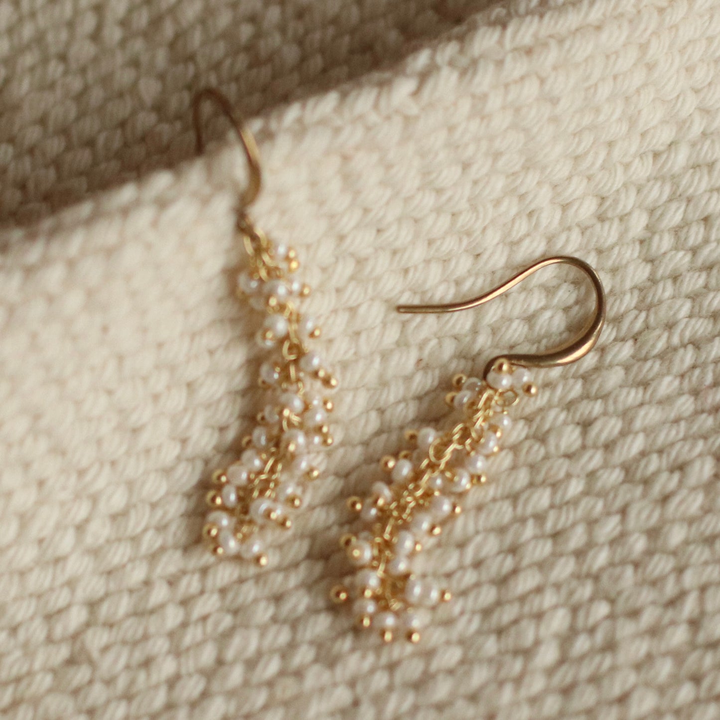 Santore | Wisteria Drop Pearl Earrings