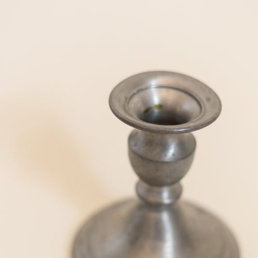 Pewter Candlestick Holder