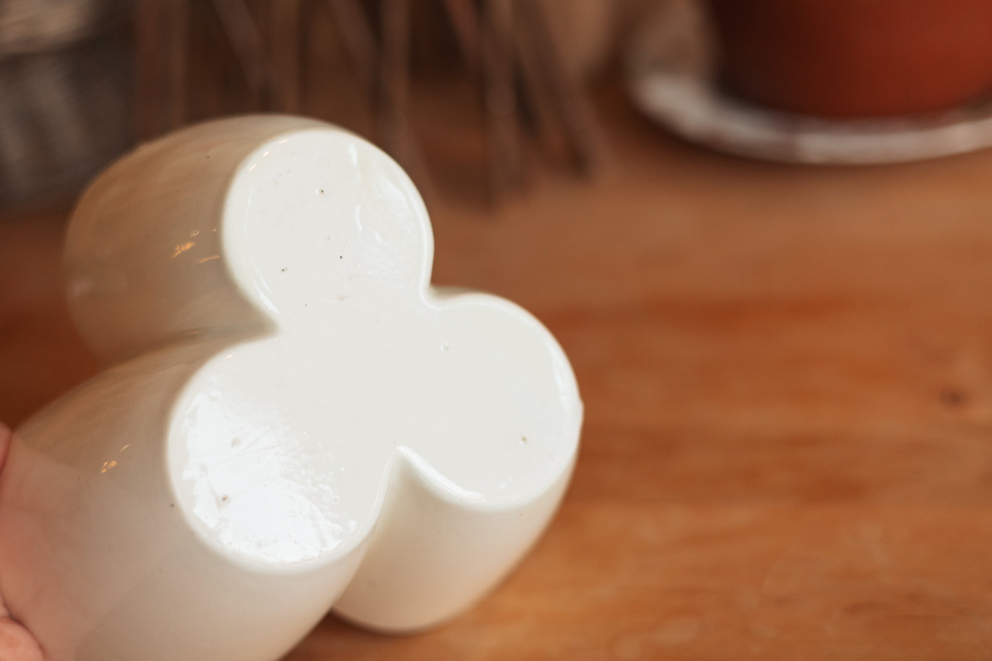 Clover Shaped Ceramic Bowl
