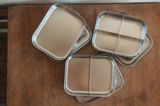 Fox Run | Stainless Steel Bento Lunch Box, choose your style